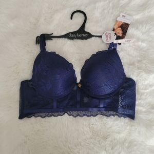 💘DAISY FUENTES BRAND NEW PUSH UP LONGLINE BRA SIZE 36B.